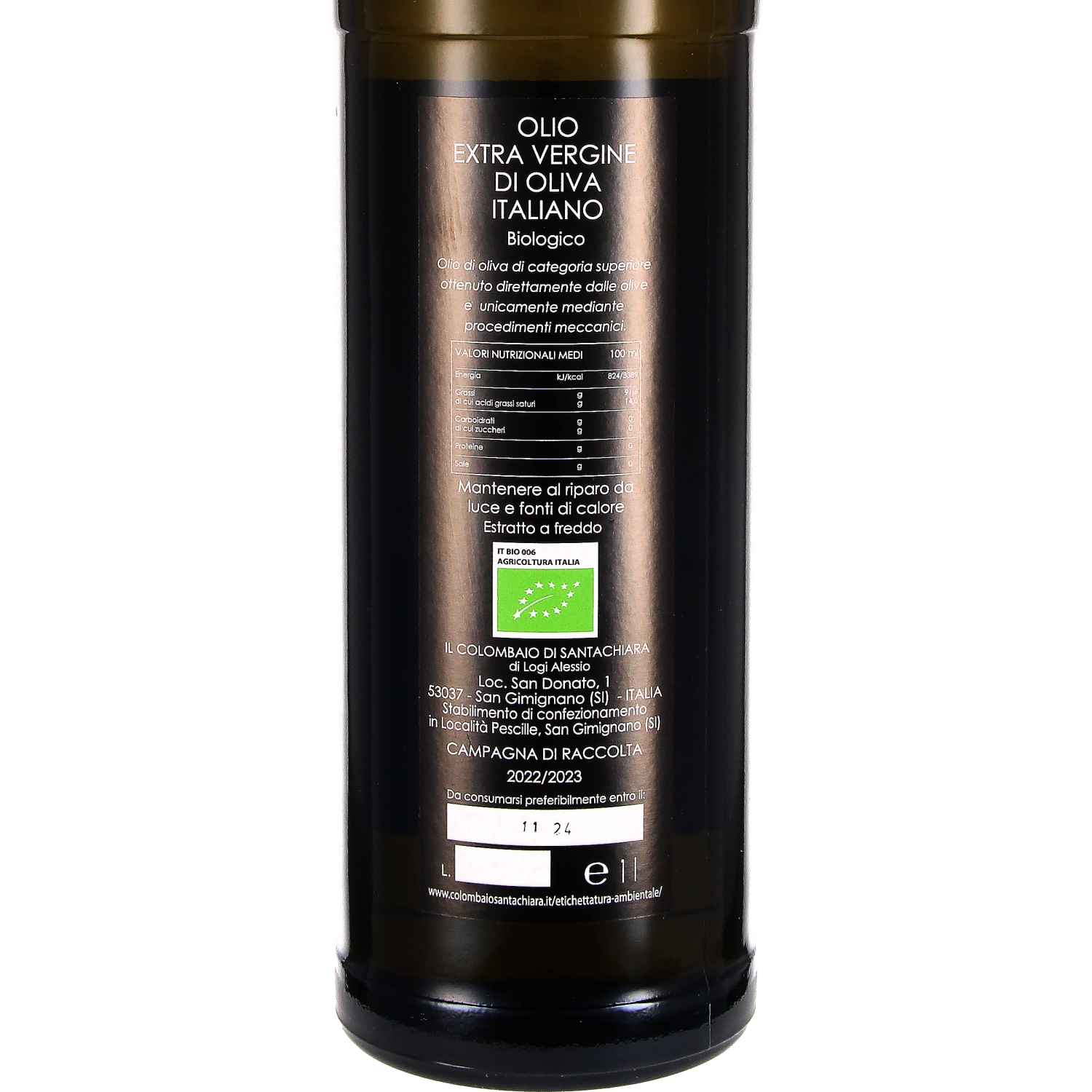 Olio extra vergine Campagna di Raccolta 1Ll - Flasche (bio)