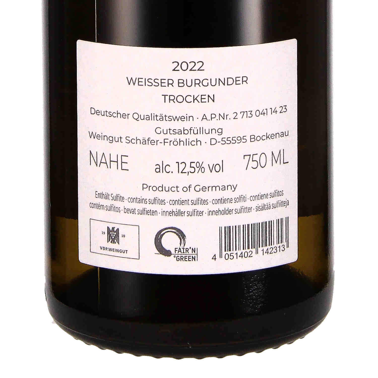 Nahe Weisser Burgunder VDP.Gutswein 2022