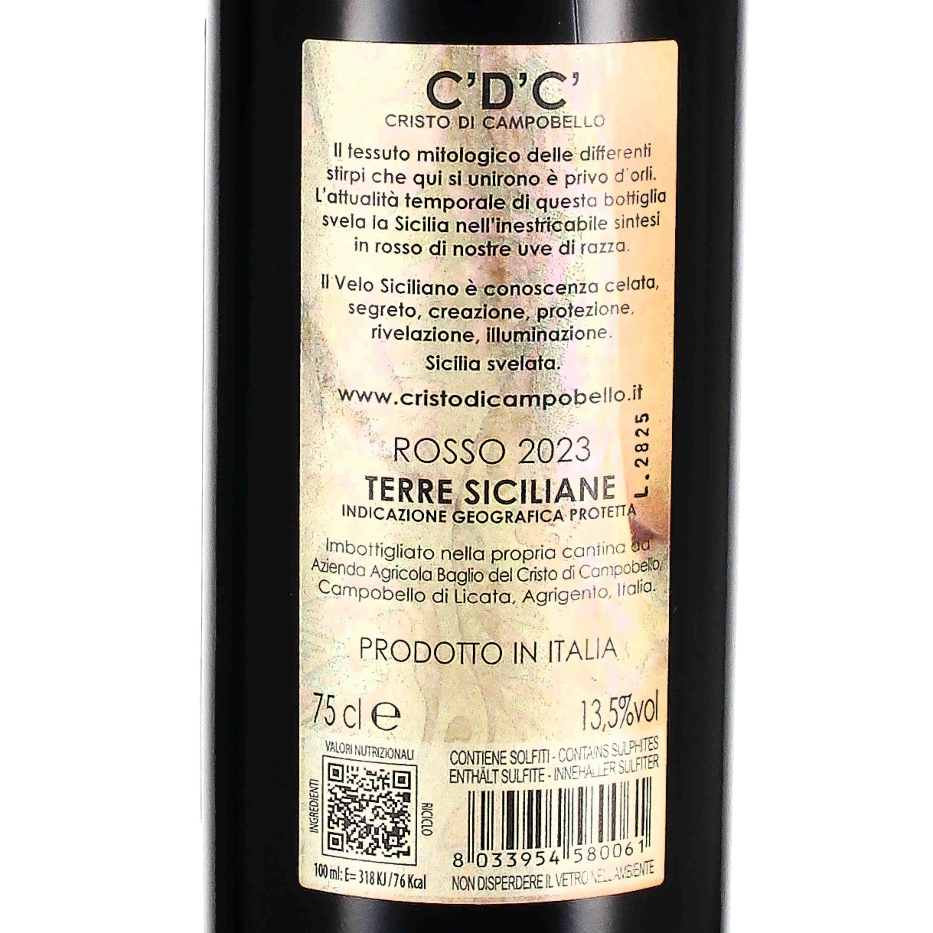C´D´C´ Rosso Terre Siciliane IGP 2023