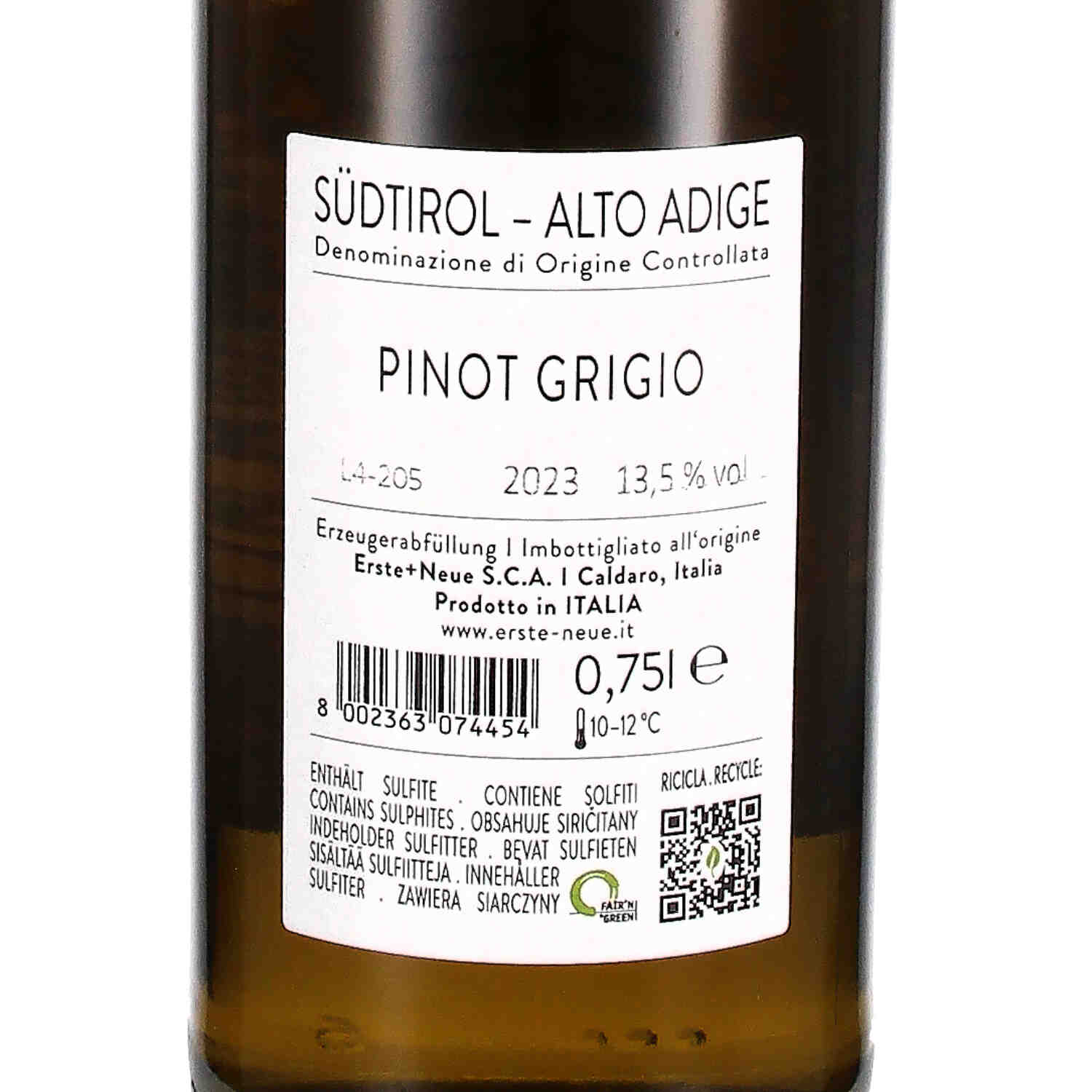 Pinot Grigio Südtirol DOC 2023