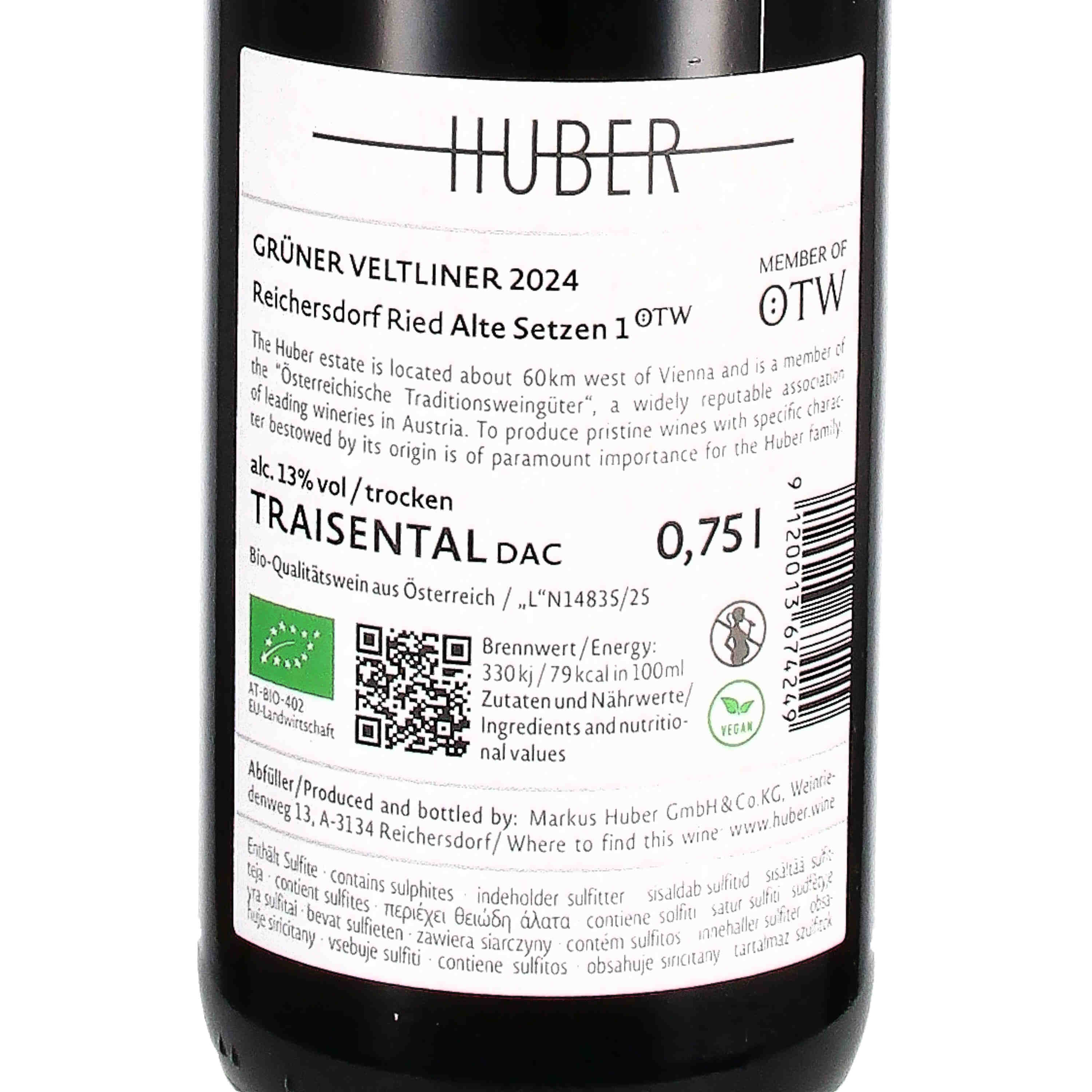 Grüner Veltliner Alte Setzen Erste Lage ÖTW 2024 Traisental D.A.C. (bio)