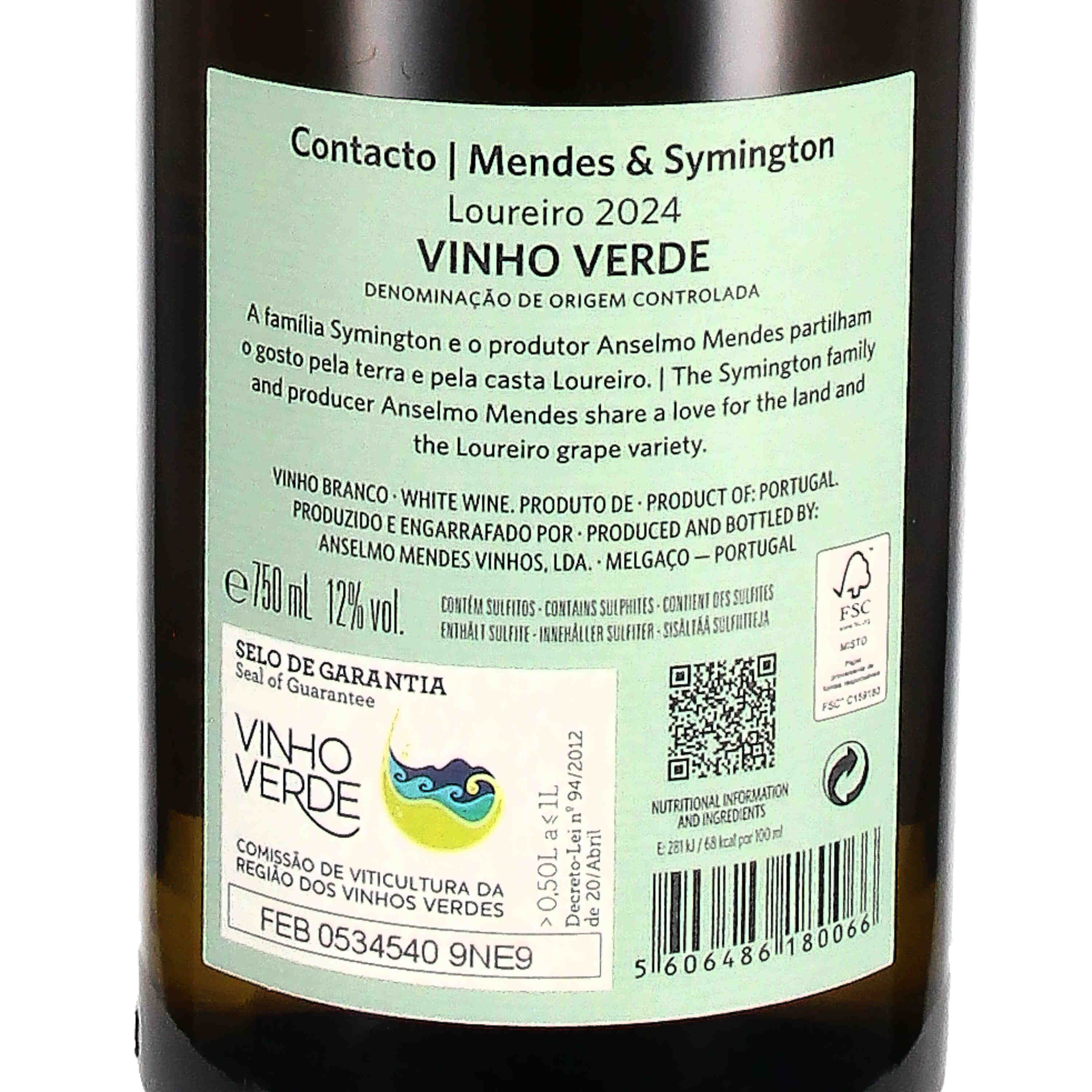 Contacto Loureiro DOC Vinho Verde 2024